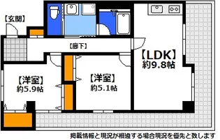 天神川駅前エステート【4階】の間取り