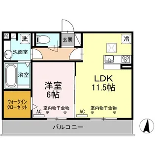 エミネンス B【1階】の間取り