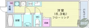 アヴニール【1階】の間取り