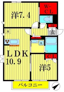 ルシアン【2階】の間取り