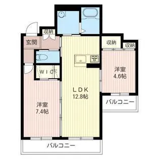 ル・シエル【3階】の間取り