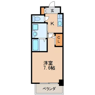 パルティール新栄【9階】の間取り