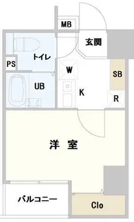 プレール日本橋壱番館【10階】の間取り