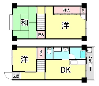 高丸ビルA棟【2階】の間取り