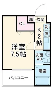 NEXIA海老名【2階】の間取り