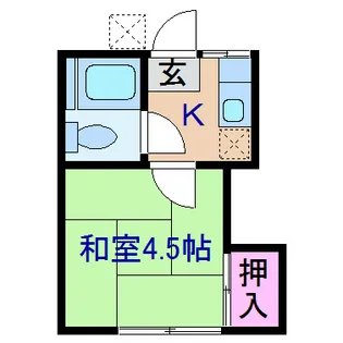 テラス中山【2階】の間取り