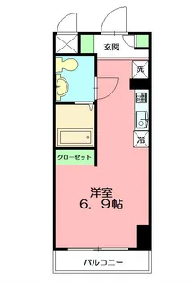 カレッジテラス東海大学前A棟(食事付)【2階】の間取り