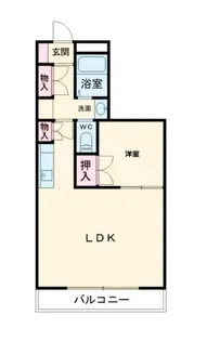 高砂ハイツ森林公園【4階】の間取り
