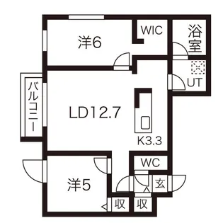BARNEYS Fortunato【4階】の間取り