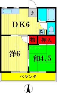 ハイツエミネンス【2階】の間取り