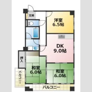 第2大嶽ビル【8階】の間取り