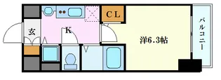 プレサンス金山グリーンパークス【12階】の間取り
