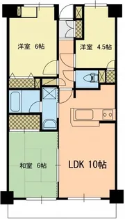 ダイアパレス所沢けやき台【3階】の間取り