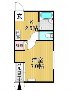 コーポ泰山【3階】の間取り