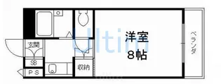 サンシャイン桃山【4階】の間取り