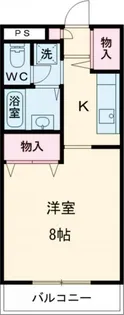 ヴィラエスポワールII【1階】の間取り