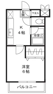 ベルウッド溝口【3階】の間取り