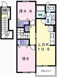 シエル・ソーレ【2階】の間取り