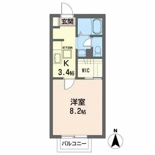 パストラル通町【1階】の間取り
