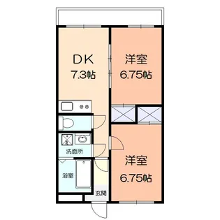 泉マンション【1階】の間取り