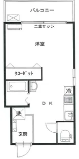 ステラハイム富ヶ谷【4階】の間取り