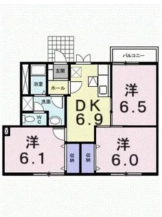 ピ-プルタウンI【1階】の間取り