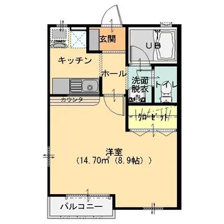 フォレストM’s【1階】の間取り