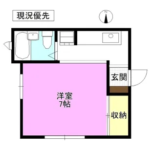 ジュネス栗田【2階】の間取り