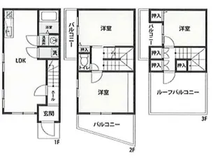 シティパーク駒場の間取り