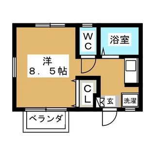 光コーポ【2階】の間取り
