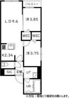 La.Dimora 本郷(ラ ディモーラ本郷)【2階】の間取り
