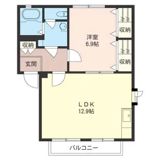 カーサ・シンゴ【1階】の間取り