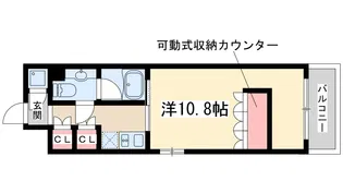 DUON新大阪レジデンス【5階】の間取り