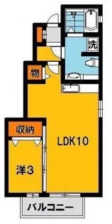 アーバンライフコート【1階】の間取り