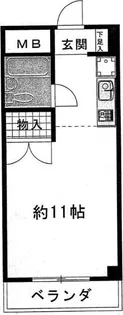 コーポわかば【3階】の間取り