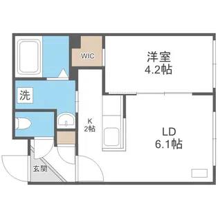 PREMIST福住【1階】の間取り
