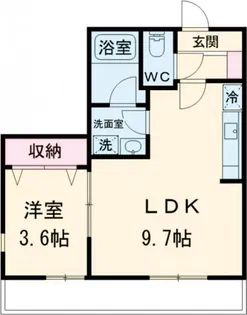 ラシーネ奥沢【2階】の間取り