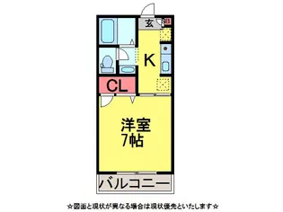 ジュネスCOーZ【2階】の間取り