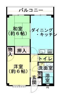 メゾンキモト【3階】の間取り