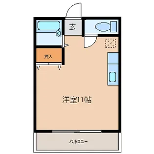 ホープフルハイツ【1階】の間取り