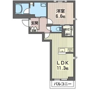 モナルナ グランデ【2階】の間取り