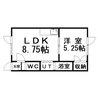 ライフフォグシティ【1階】の間取り