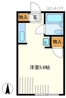グランドヒル岡上B【1階】の間取り