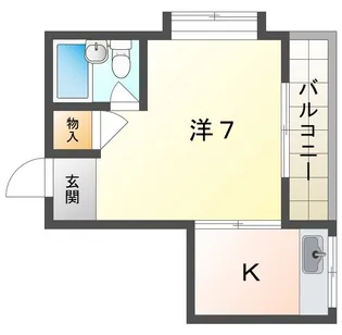 萱島サンヴィアンテ【1階】の間取り