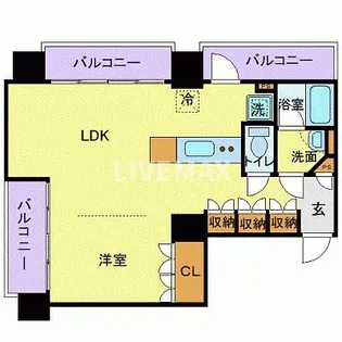 フロリスオーランティウム3【2階】の間取り
