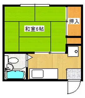 コーポ松原【2階】の間取り