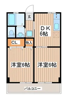 東京都江戸川区松島2【マンション】の間取り
