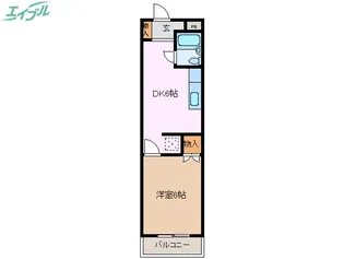 メゾンくわなM2【2階】の間取り