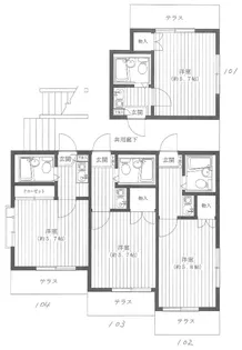 スターホームズ上大岡【1階】の間取り