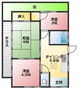 静岡県駿東郡清水町伏見【一戸建】の間取り